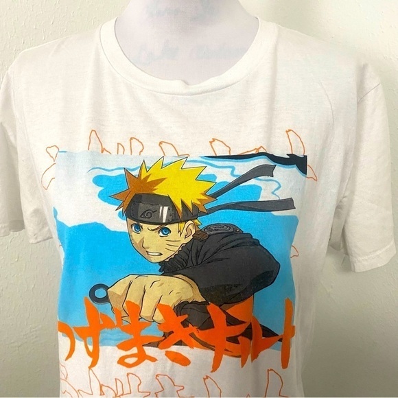 NARUTO Shippuden Viz Media Masashi Kishimoto T Shirt Cotton Anime Manga Size M - Picture 3 of 5